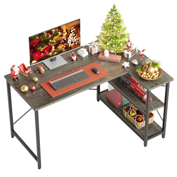 17 Stories Fortunato Reversible LShape Desk & Reviews Wayfair